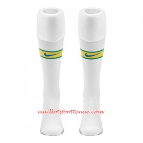 Brésil Coupe du monde 2018 Chaussettes Domicile Blanc